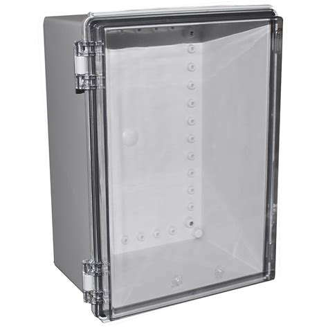 plastic enclosure with door electrical|plastic enclosure with clear lid.